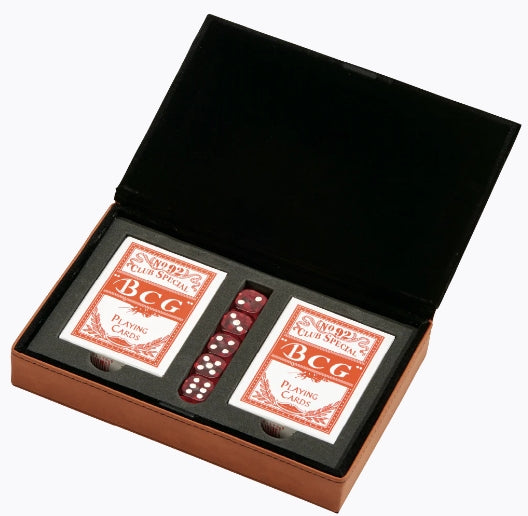 Leatherette 2 Card Deck Set