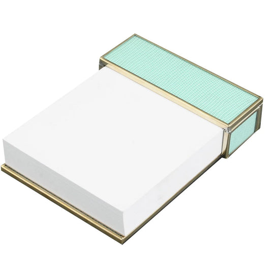 Lizard Skin Notepad in Sea Foam