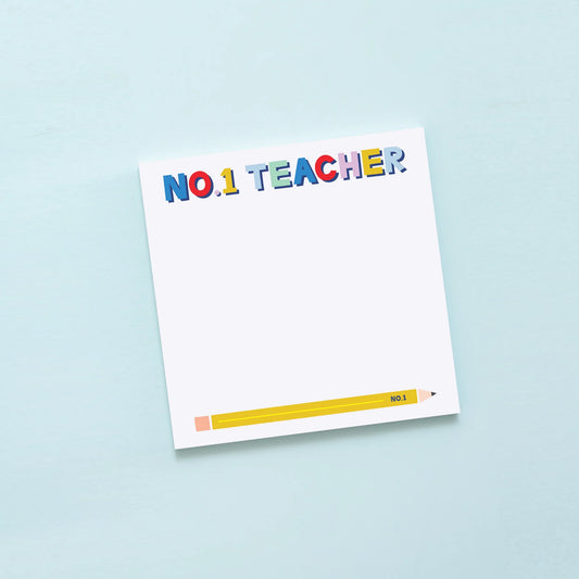 Number 1 Teacher Notepad