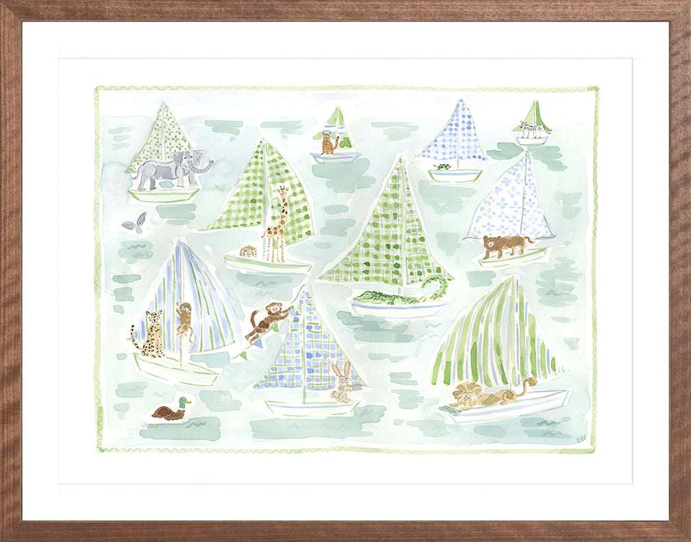 The "Regatta Zoo" Fine Art Print