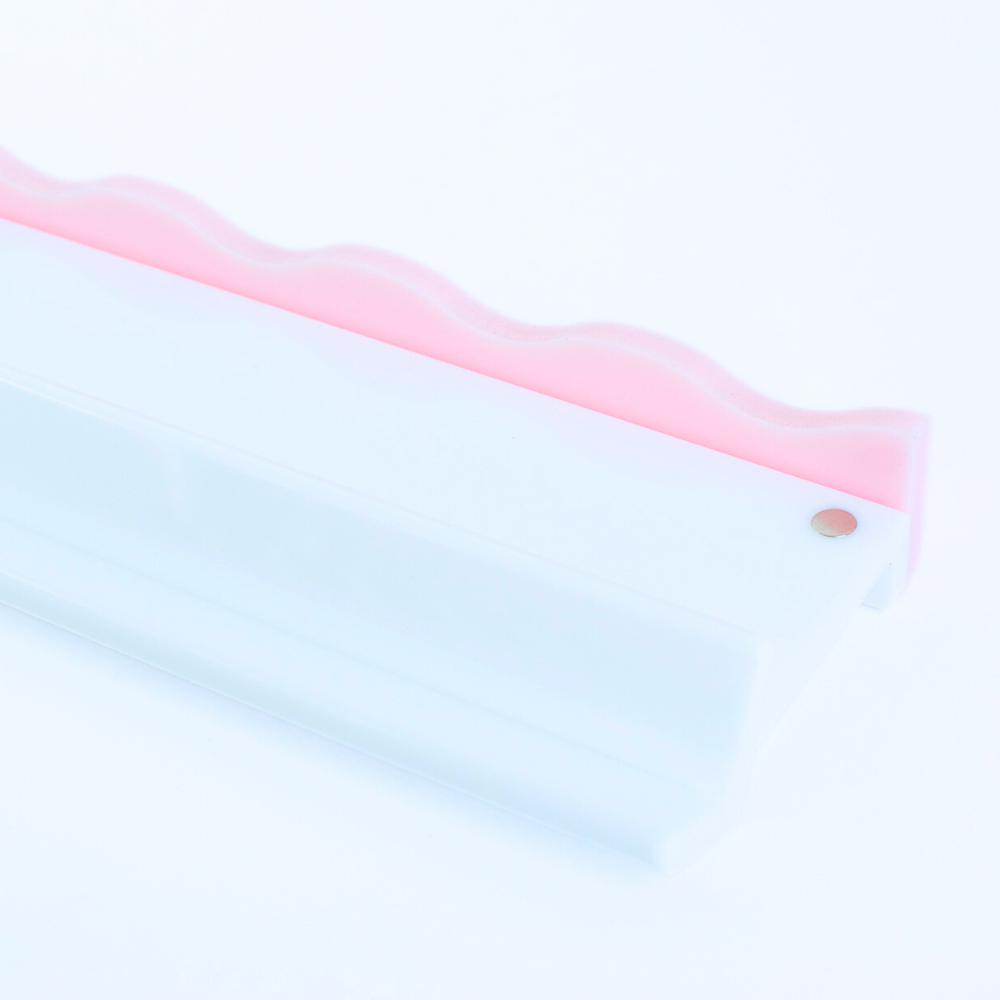 Pink Acrylic Mahjong Pusher, Set of 4