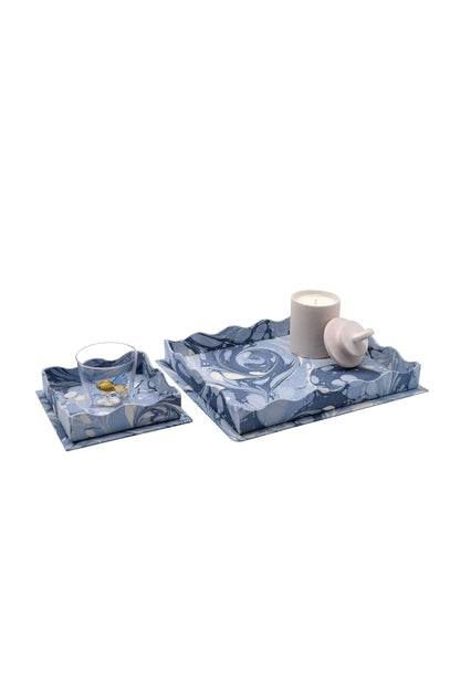 Large Nesting Tray in Ocean Wave
