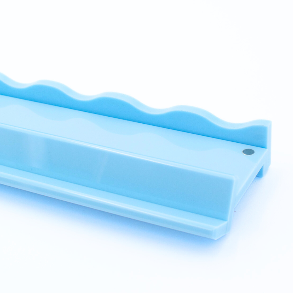 Blue Acrylic Mahjong Pushers, Set of 4