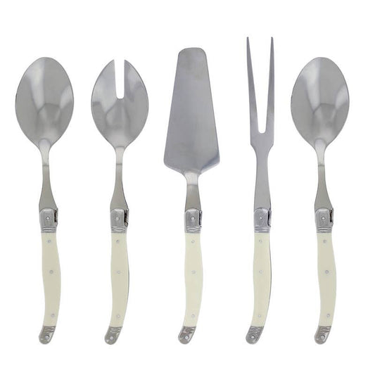 5 Piece Hostess Set in Ivory