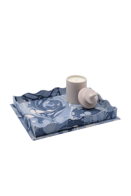 Large Nesting Tray in Ocean Wave