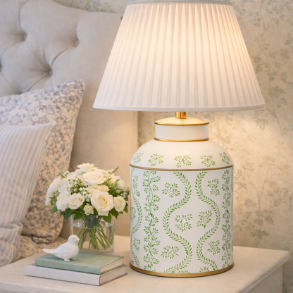 Ikat Tea Caddy Lamp