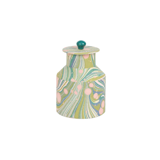 Moss Fire Marbled Jar