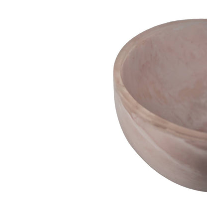 Resin 6" Nut Bowl in Blush