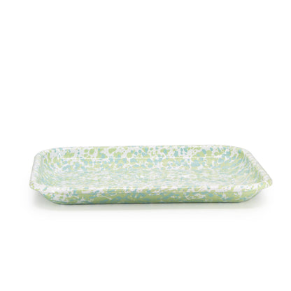 Enamelware Rectangular Tray in Jardin
