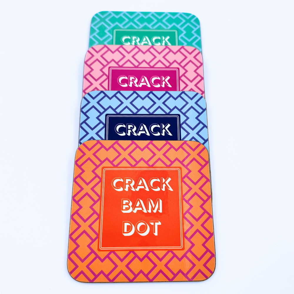 Mahjong Coasters, Set of 4