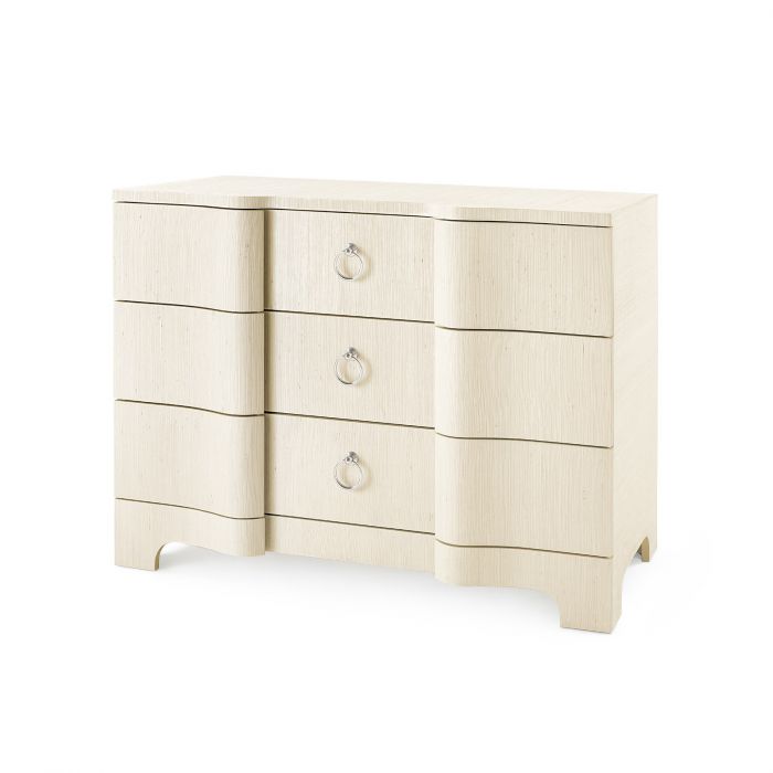 Bardot Large Dresser in Chiffon White