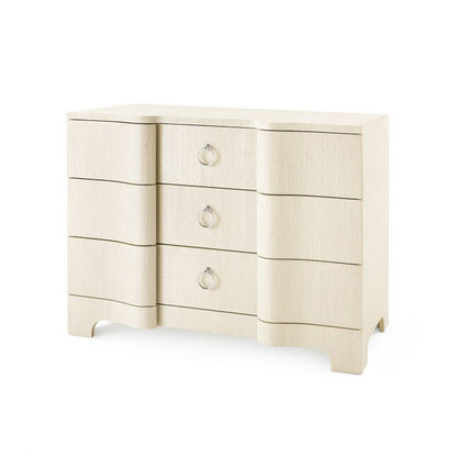 Bardot Large Dresser in Chiffon White