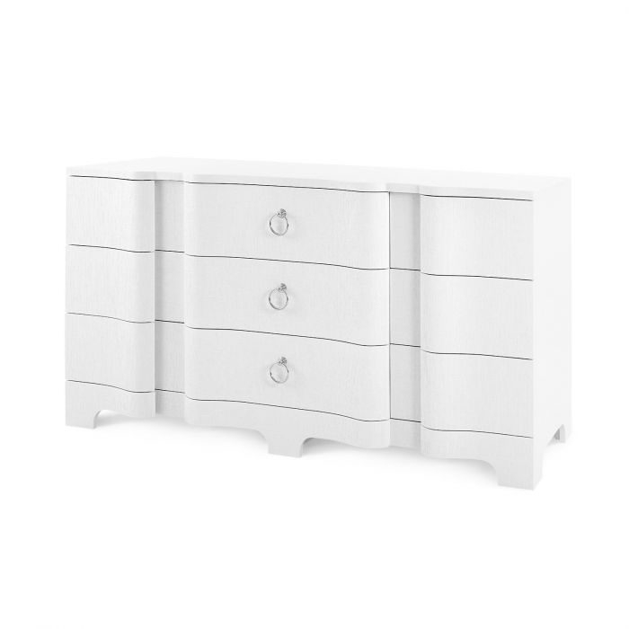 Bardot Extra Large Dresser in Chiffon White