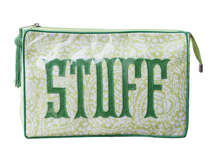 Lime Green Cosmetic Bag