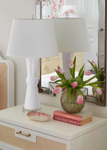 Clarissa Lamp in White