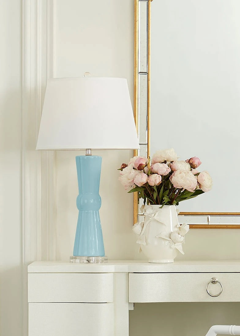 Clarissa Lamp in Light Turquoise