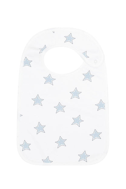 Blue Stars Feeding Bib