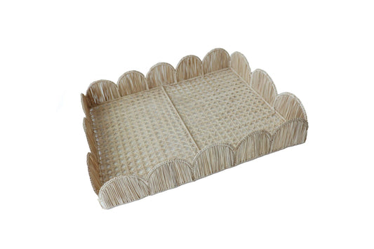 Scallop Rectangular Tray