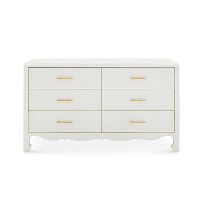 Gianna Dresser in Sand White