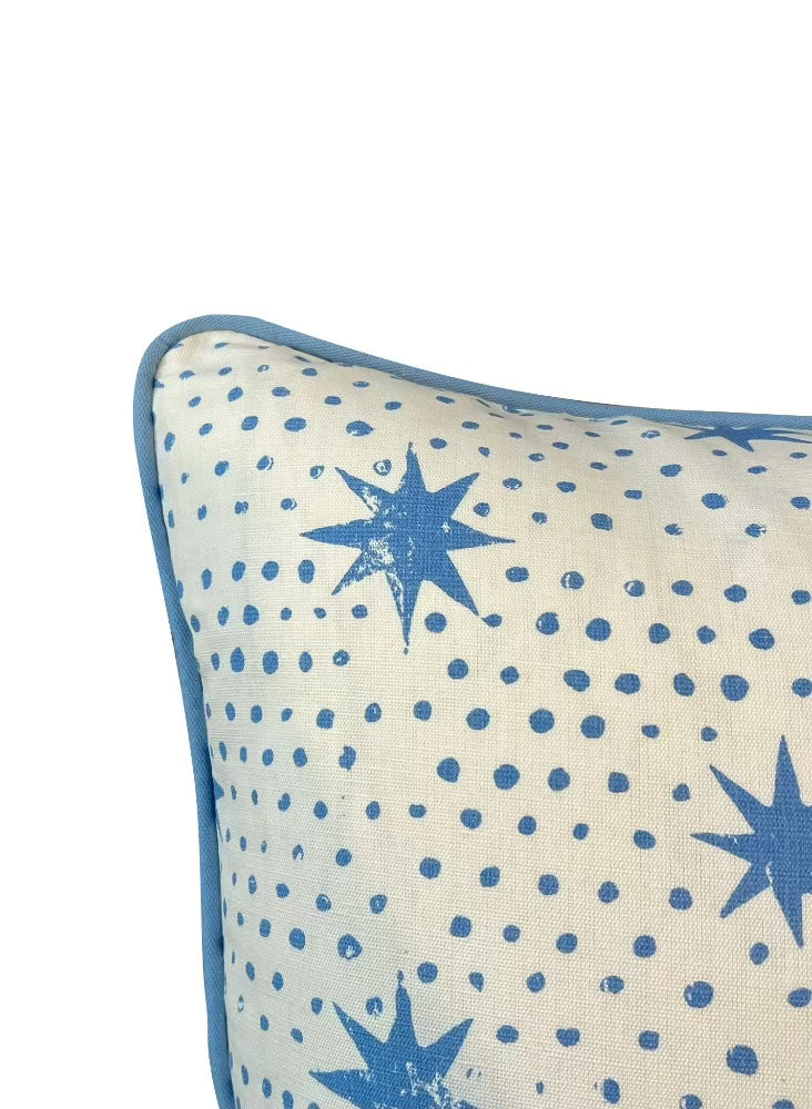 Blue Star Lumbar Pillow