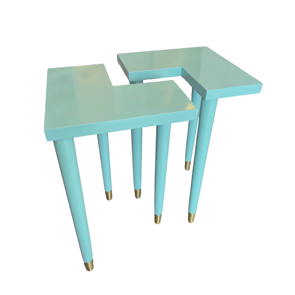 Minimal Puzzle Cocktail Table (Pair)