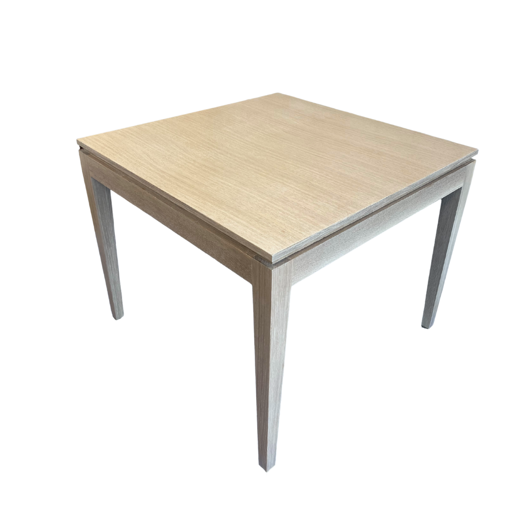 Oak Card Table Custom Cerused Oak Game Table – MADRE