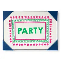 Party Letterpress Cards