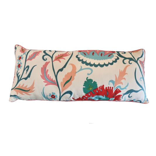 Floral Lumbar Pillow