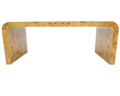 Burl Waterfall Coffee Table