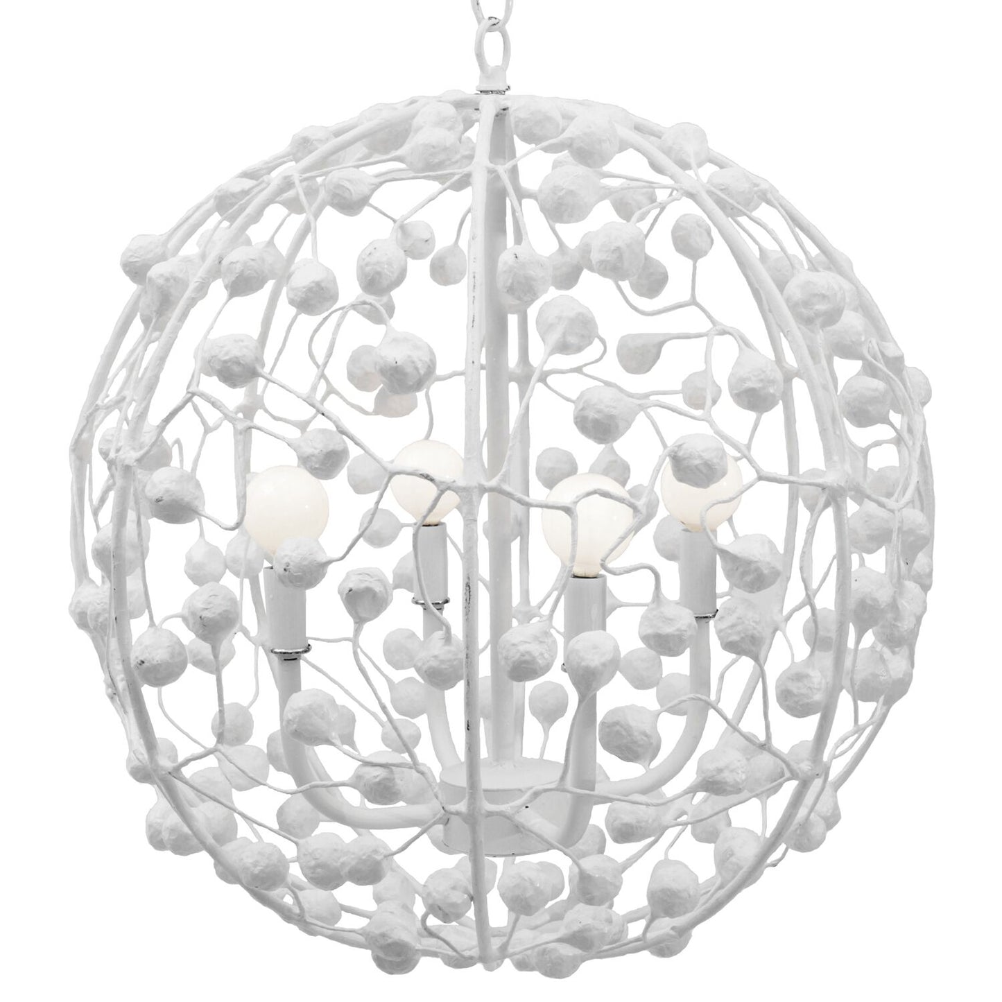 Whimsical Sphere Chandelier in Turquoise