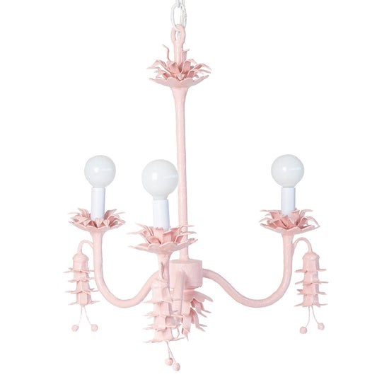 Coralie Chandelier in Baby Pink
