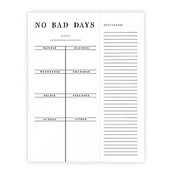 No Bad Days Weekly Planner