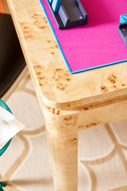 Burl Card Table