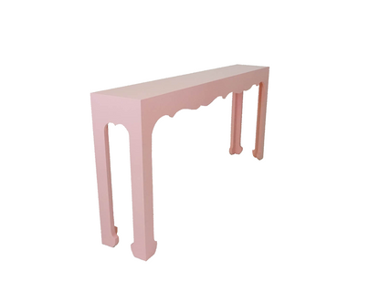 Scallop Console Table