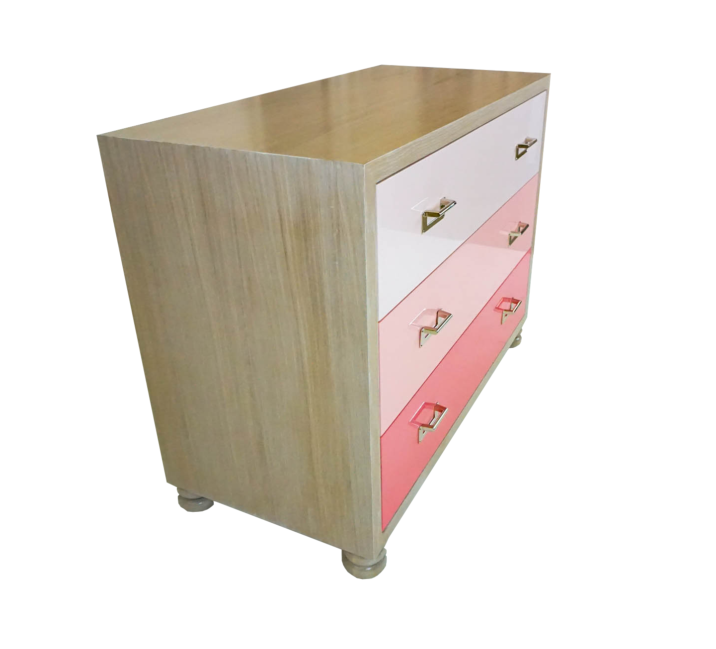 pink and blue dresser Color changes everything. We styled identical dressers in four fabulous shades for our May/June cover. Which one is your fave? Paint colors: Direct Green by @sherwinwilliams, Grenadine by @sherwinwilliams, Denim Blue