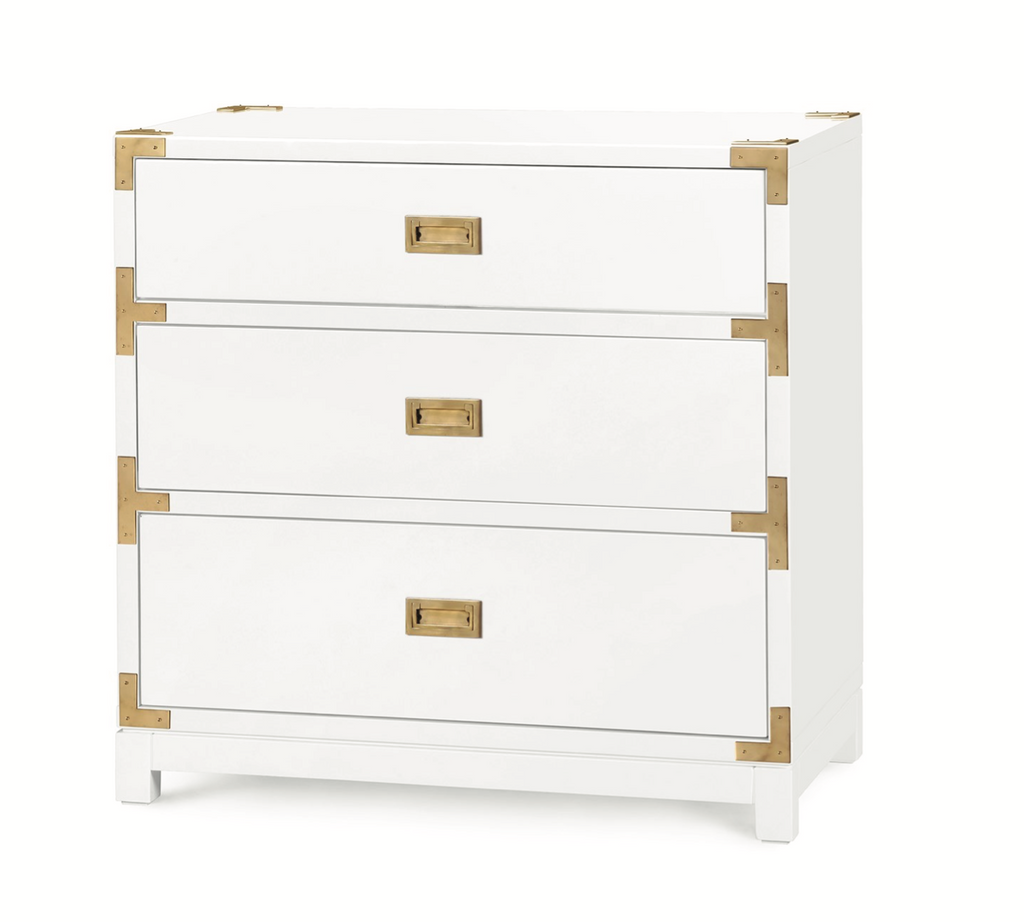 Vic 3-Drawer Side Table