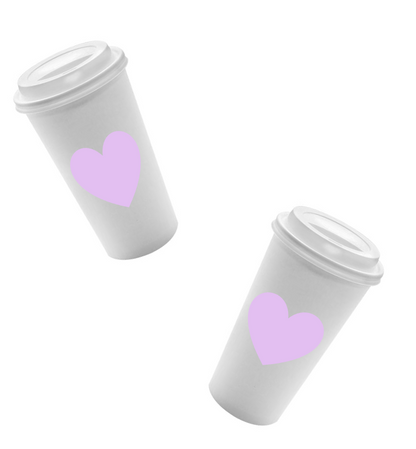 Heart Hot Cups