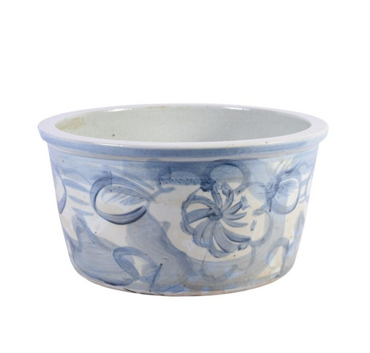 Blue and White Pagoda Planter