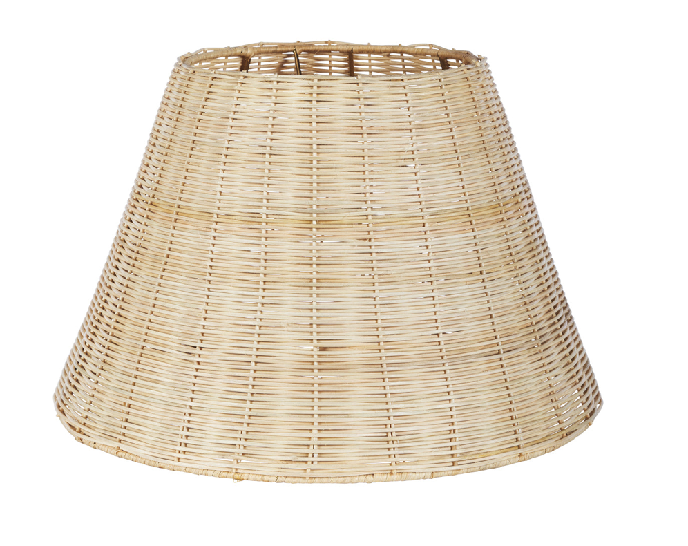 Wicker lampshade discount