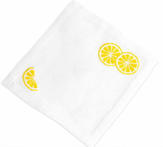 Lemon Slice Cocktail Napkins