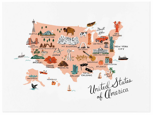 United States of America Art Print