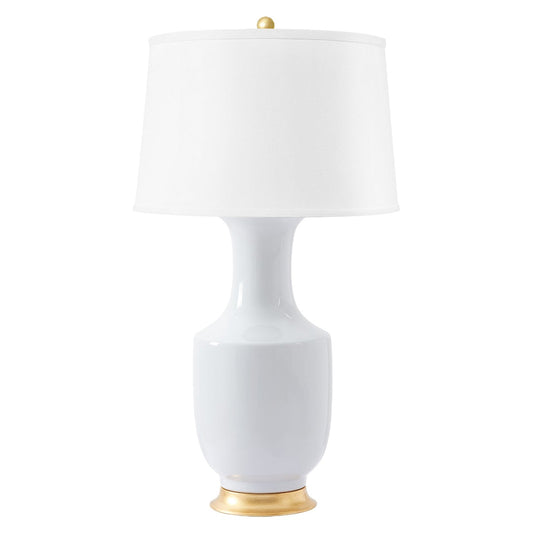 Dahlia Lamp in White