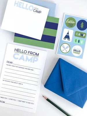 Hello From Camp Notecards Set