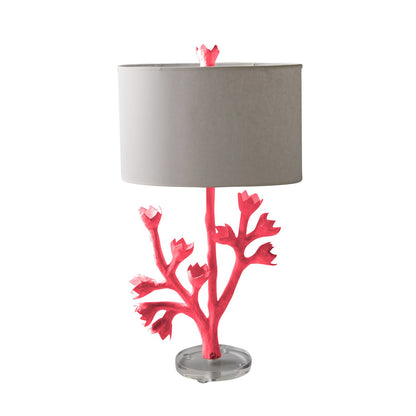 Tulip Tree Lamp in Hot Pink